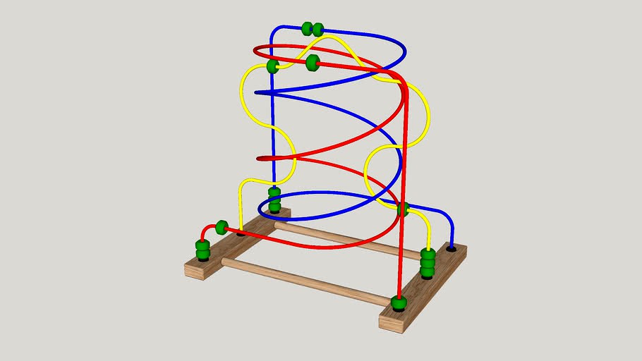 Wire Bead Maze Toy