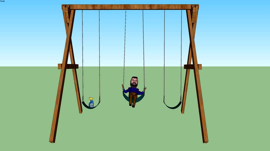 Baby Mays Plays On His Swingset