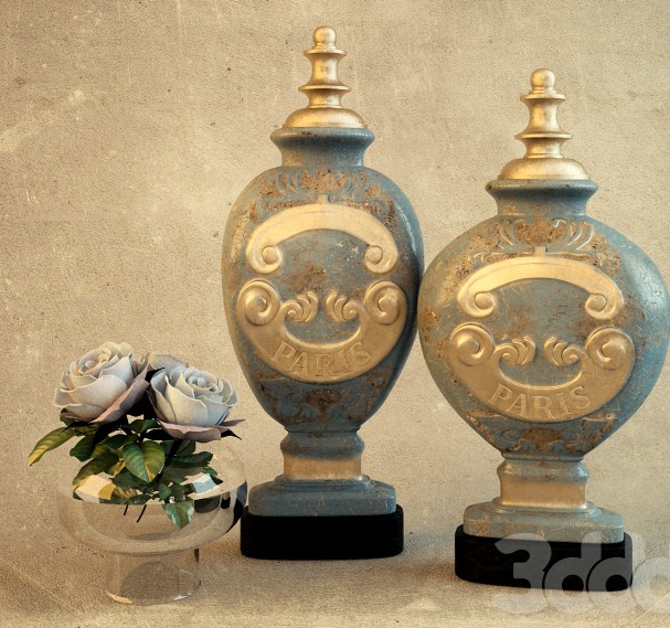 Uttermost Burga Antique Urns