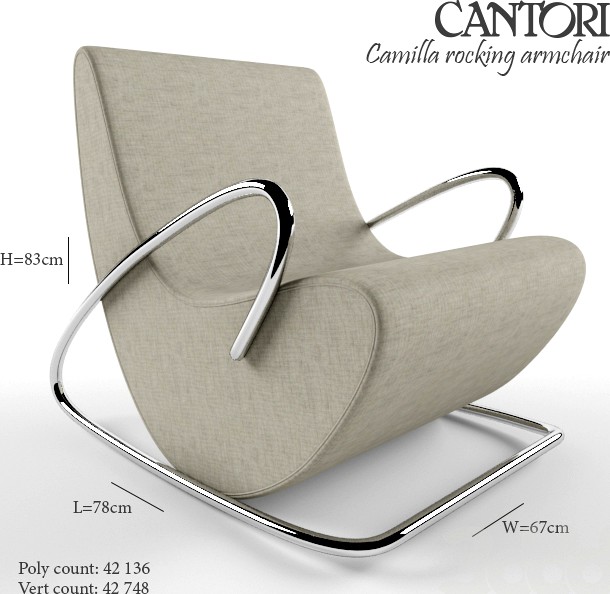 Cantori Camilla rocking armchair