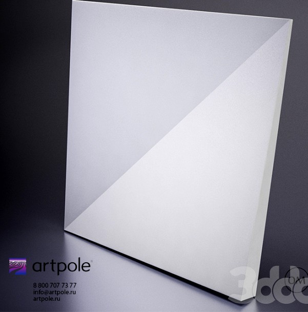 Гипсовая 3D панель Romb от Artpole