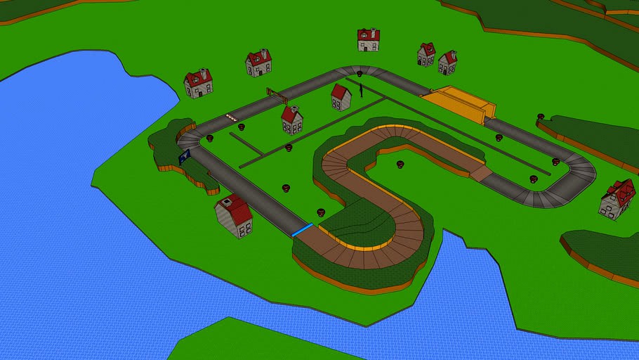 MKWii - 4ITClown's Road (Custom Track)
