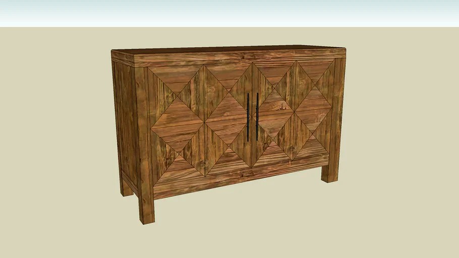 CI - Elena Sideboard Small 53' Reclaimed Pine at Canvas Interiors