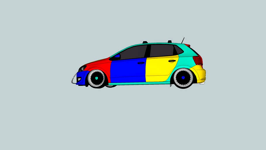 VW Polo Harlequin