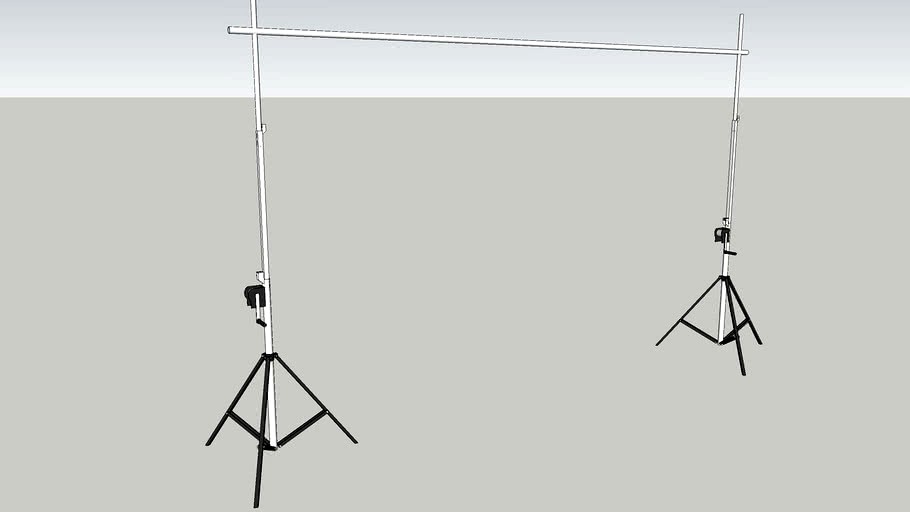 Double Windup stand 'Goalpost' 3d model