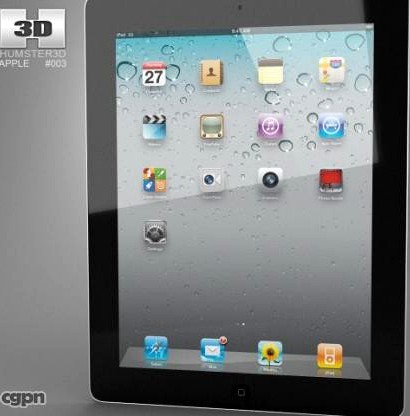 Apple iPad 2 WiFi3d model