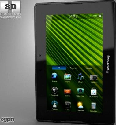 BlackBerry PlayBook3d model