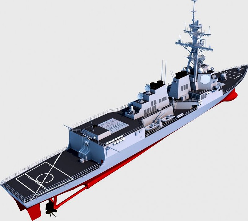 Arleigh Burke Class DDG3d model