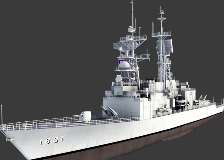 KeeLung Class Destroyer3d model