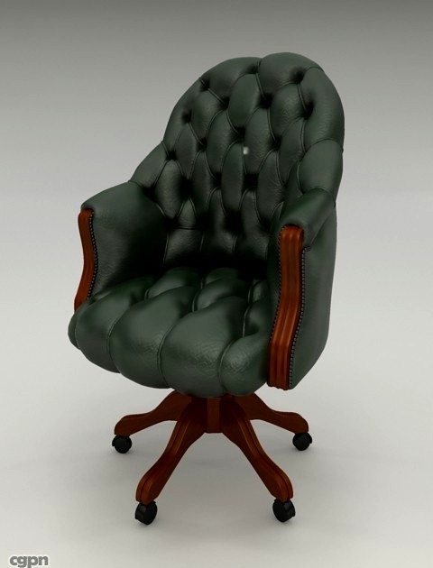 Captain chair3d model
