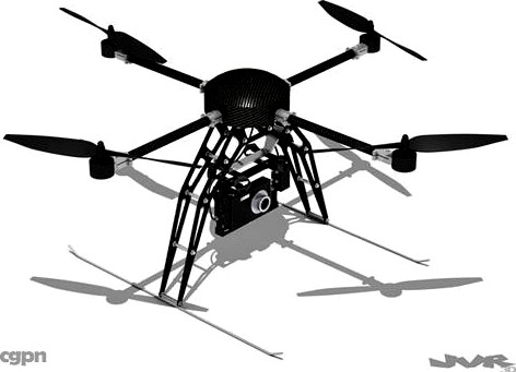 Quadcopter Generic with camera3d model