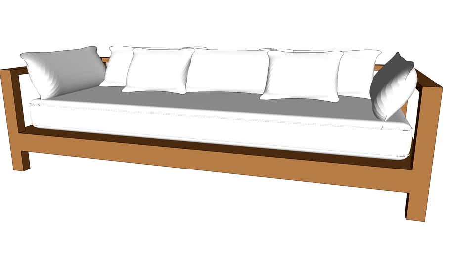 Sofá Leme 3 Lugares - Tok Stock