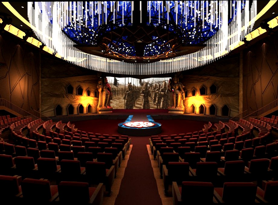 Auditorium room 0183d model