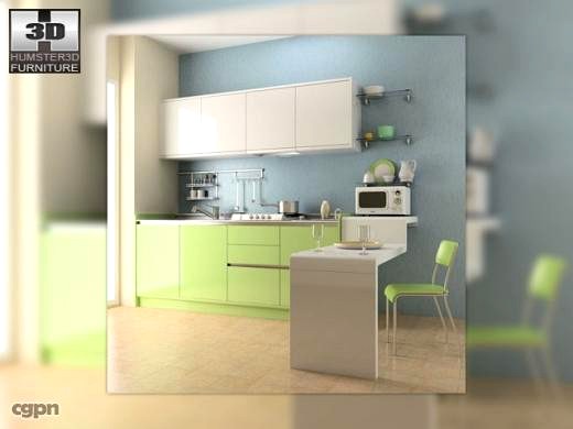 Kitchen Set 033d model