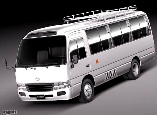 Toyota Coaster 2012 MINIBUS3d model