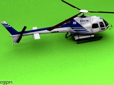 AS-350 a3d model