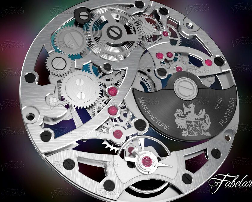 Watch mechanism 143d model