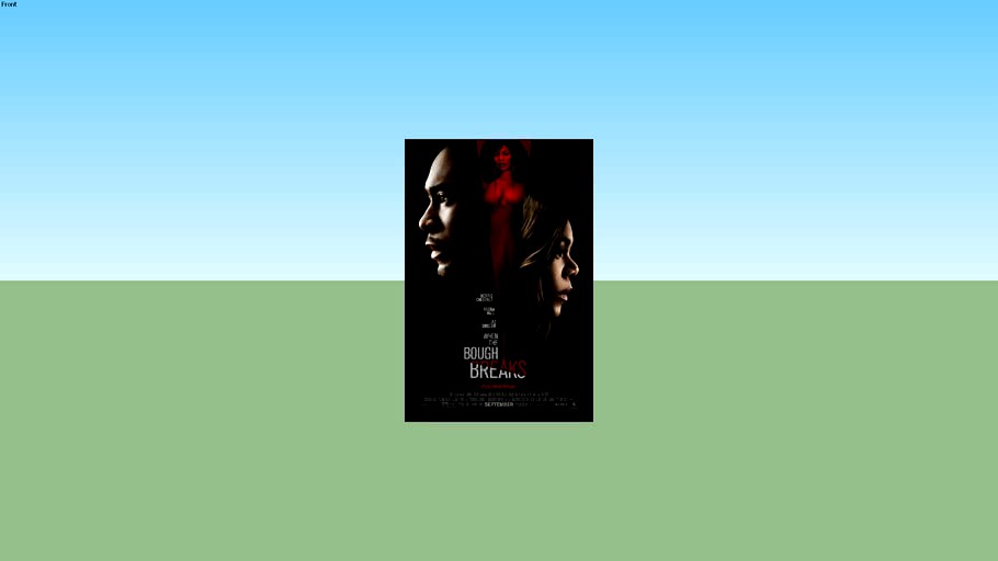 When the Bough Breaks - Final One Sheet Movie Poster 27X40 Double Sided (unframed)