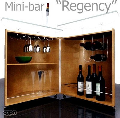 Mini-bar3d model