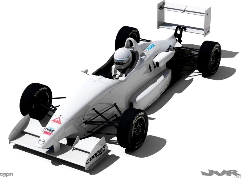 USF2000 Race Car3d model