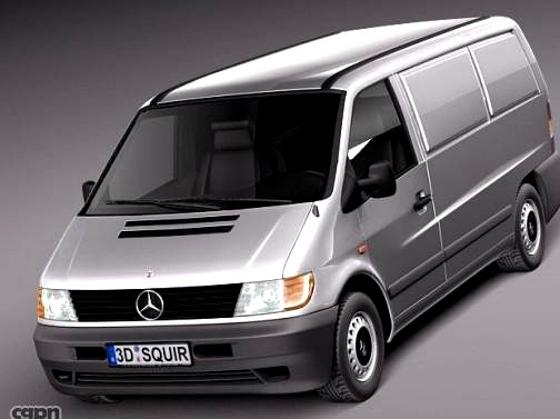 Mercedes Vito 1995-2000 cargo3d model