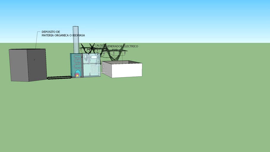 Generador de energía eléctrica a partir de biomasa