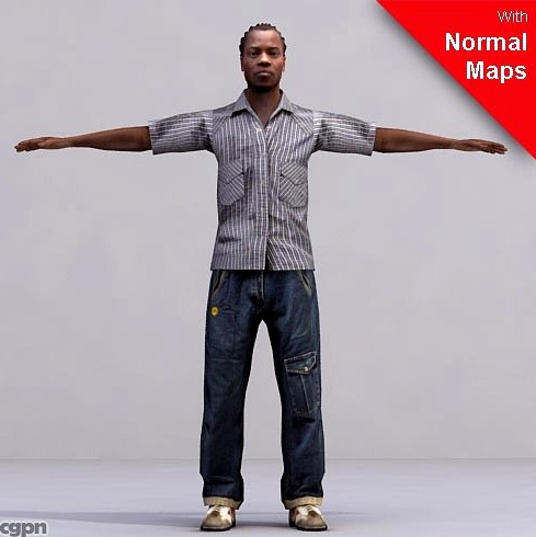 CMan0023-FBX / FBX Rigged Models for Motionbuilder3d model