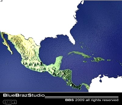 Central America3d model