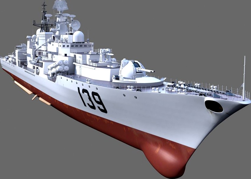 Chinese Navy Modern Destroyers 1393d model