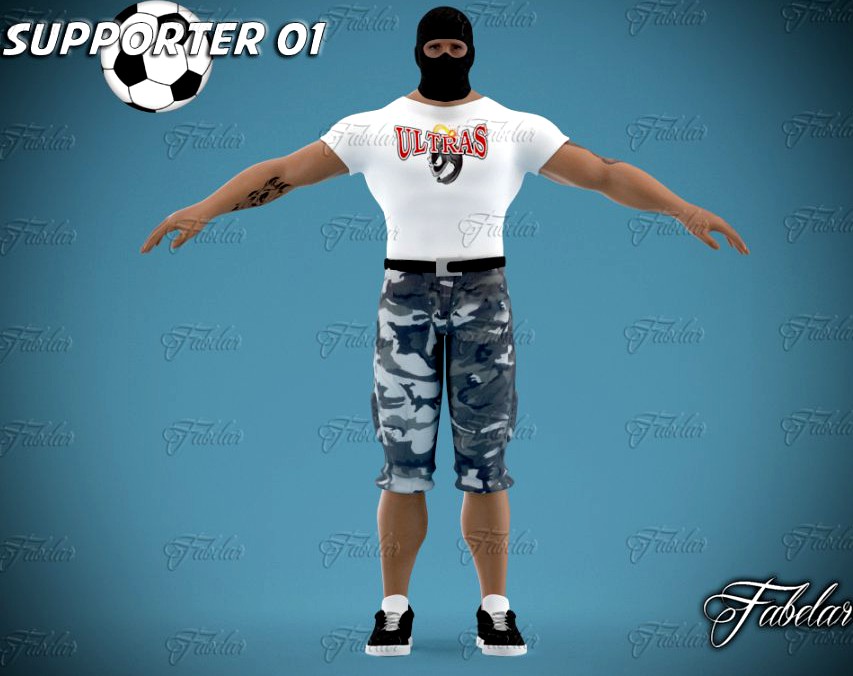 Supporter 013d model