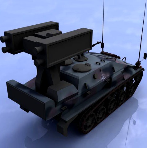 Wiesel 2 Ozelot Anti-Air Unit3d model