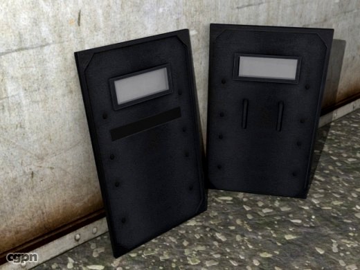 Solid Riot Shield3d model