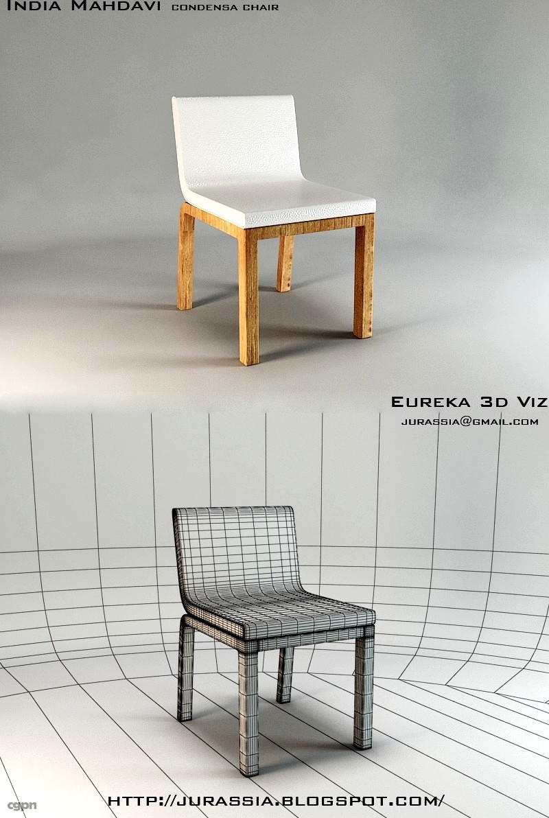 india mahdavi condensa chair3d model