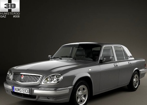 GAZ 31105 Volga 20053d model