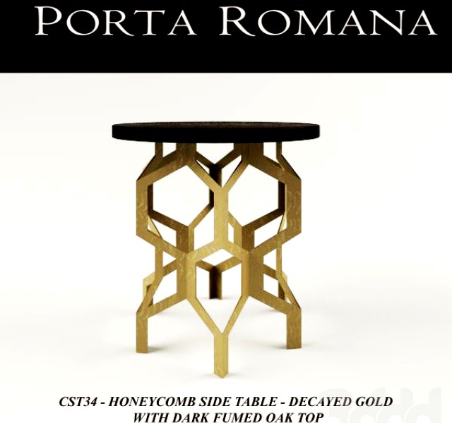 Porta Romana HONEYCOMB SIDE TABLE