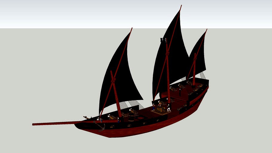 Xebec Pirate Ship