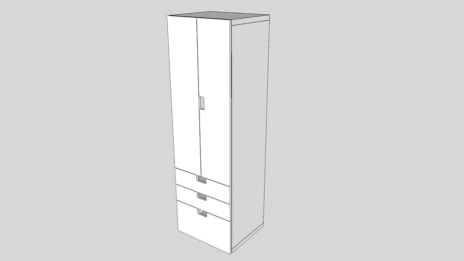 IKEA STUVA Storage combination with doors, drawers, white