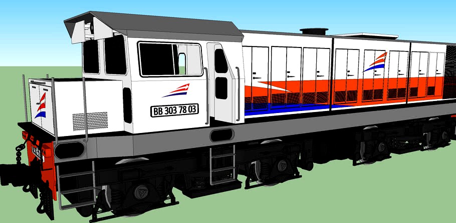 Indonesian Railways, Locomotive BB303/Henschel DHG 1000 BB (Lokomotif BB303)