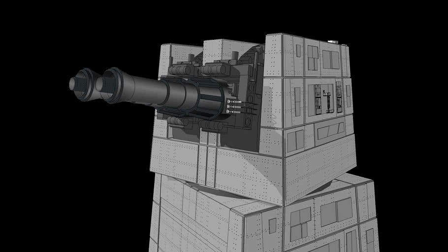 Star Wars - Turbo Laser Cannon 3d model