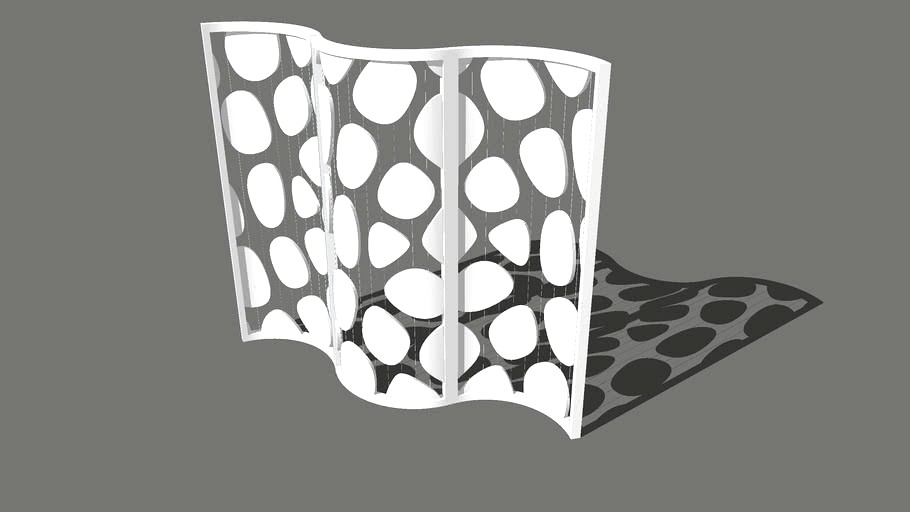 VORONOI CURVE 7 Room Divider