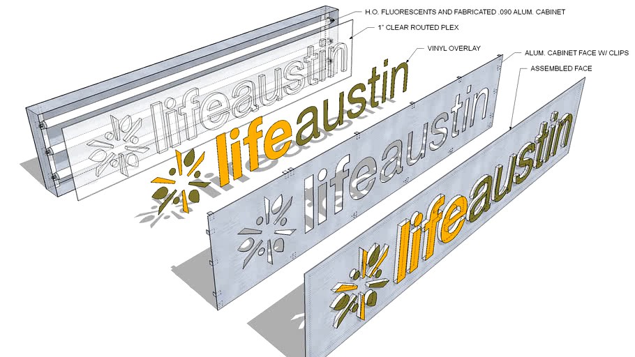 push-thru plex detail