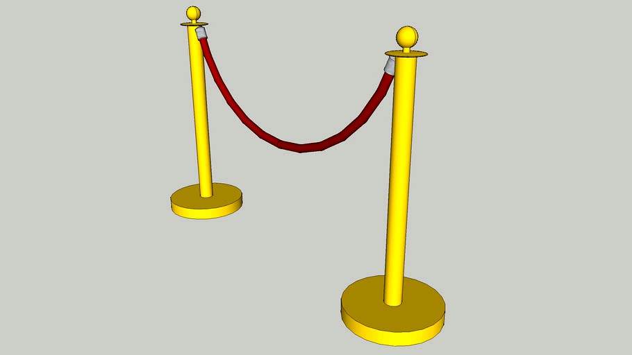 Rope barrier