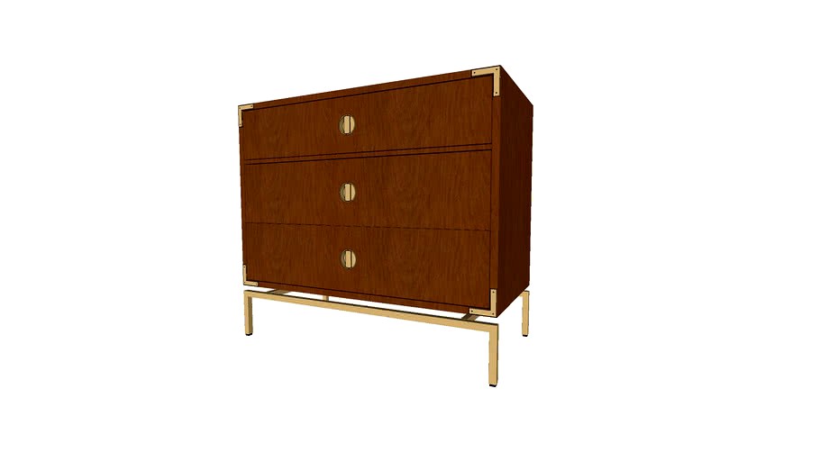 West Elm - Malone Campaign 3 Drawer Dresser