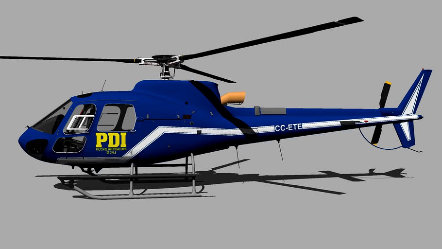 PDI Policía de Investigaciones de Chile (CC-ETE) - Eurocopter AS-350B3 Ecureuil (2009)