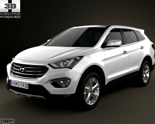 Hyundai Santa Fe 20123d model