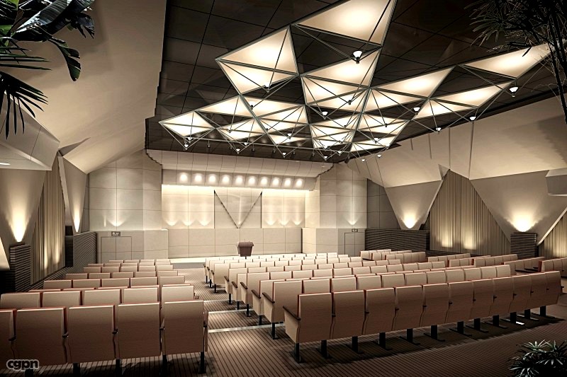 Lecture Hall 0033d model