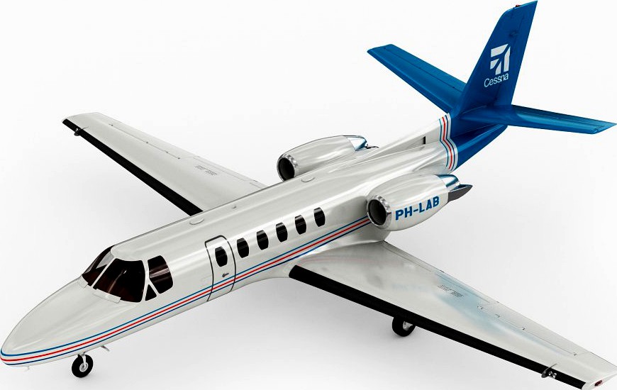 Cessna 550 Citation II3d model