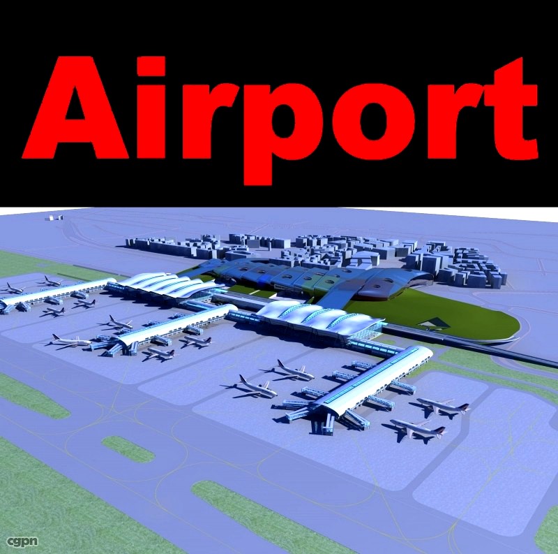 Airport 113d model