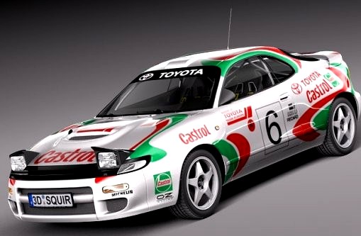 Toyota Celica WRC Carlos Sainz 19913d model