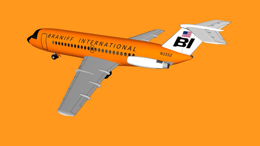 Braniff International - BAC 1-11-200 - 1968 - N1552